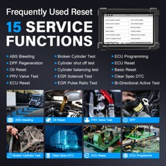 ANCEL X7HD Heavy Duty Truck Diagnostic Tool Full System DPF ABS ECU Rest Scanner