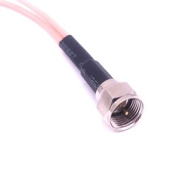 F Type Coax Cable Splitter To F Dual Female 3 Way 50 ohm RG316 Coaxial Cable