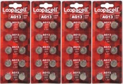 40 LR44 AG13 357 357A A76 303 L1154 1.5 Volt Alkaline Batteries Ships From USA
