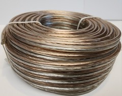 50 FT 18 Gauge Speaker Wire – Clear Copper Audio Cable for Home Stereo & Speaker