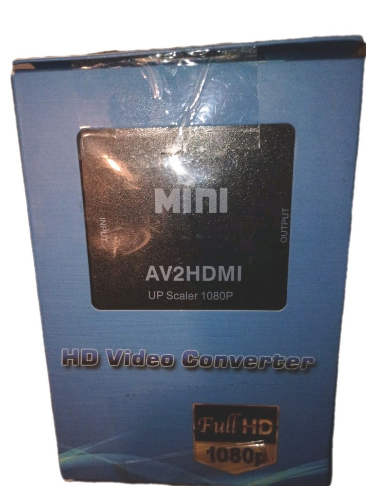 HD 1080P HDMI-compatible To AV RCA CVBS Adapter Mini for HDMI2AV Video Converter