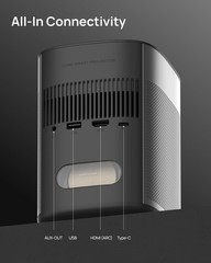 Mogo 2 Pro (New) 1080P Portable Projector, Google TV with Licensed Netflix, with