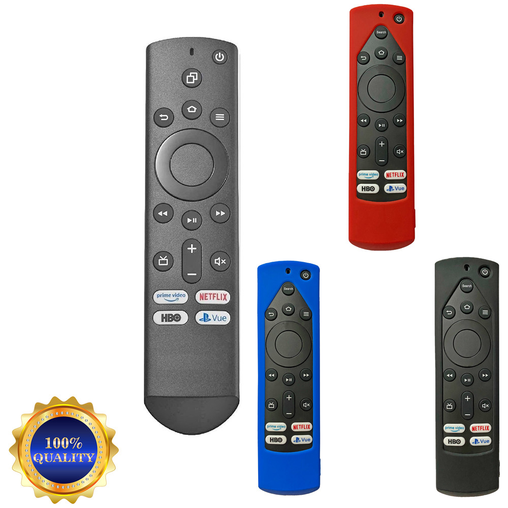 Replace Remote for Insignia Fire TV NS-RCFNA-21 NS-RCFNA-19 With Remote Cover