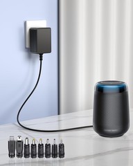 5FT 5V 2A Wall Charger with 8 Plug Types for Tablets and Small Electronics