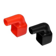 1 Pair Battery Terminal Insulation Covers, 40mm Length 10mm 0.39″ Car Battery