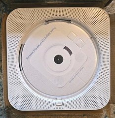 Wall Mountable CD Player White Portable CD Players Music Player Home Audio Boomb
