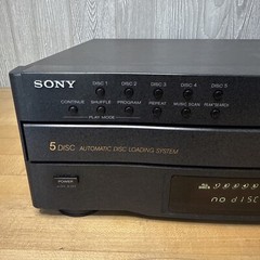Sony CDP-C322M 5 Disc CD Changer Player Multi Disc Stereo Unit Parts or Repair