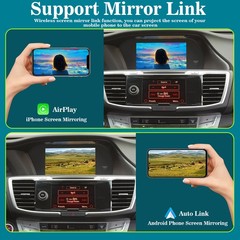 For Honda Accord Odyssey 2014-2018 Wireless Smart Carplay Android Auto retrofit