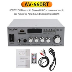 800W 2.1CH Bluetooth Stereo Hifi Car Home Audio Car Amplifier AMP Sound Speaker✅