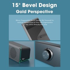 Surround Sound Bar Wireless Bluetooth Stereo Speakers Soundbar TV Home Theater