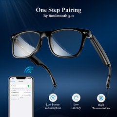 2in1 Photochromic Smart Glasses Sunglasses Bluetooth 6.0 Speaker Calling Music