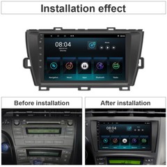 For Toyota Prius 2010-2015 Apple Carplay Car Stereo Radio Android 15 GPS BT 64GB