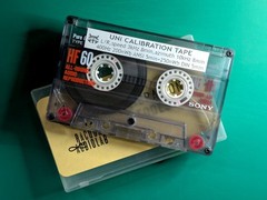UNI 5in1 Test/Calibration tape, 2 level standards: ANSI+DIN REF, speed, azimuth