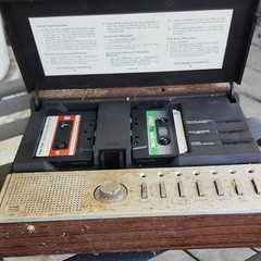 Radio Shack Duofone TAD-214 Dual Cassette Answering Machine Remote VAD 1984