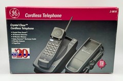 GE 10 Channel Cordless Telephone With Crystal Clear Sound Model 2-9616