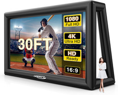 Inflatable Projector Screen 30FT Blow up Movie Screen Outdoor Projector G2U