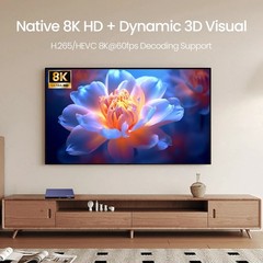 vseeBox V6 Plus Same-Day Ship 8K UHD Streaming Media Player WiFi