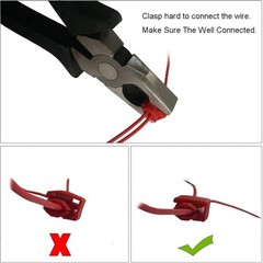 50W 6ohm Load Resistors for Fix LED Bulb Fast Hyper Flash Turn Si Color: Black