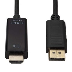 4K Display Port DP to HDMI Cable Adapter Converter HDR UHD Dolby 2160P 60Hz 6FT