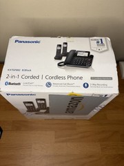 Panasonic KX-TGF882B Link2Cell Expandable 1 Corded/Cordless Phone 2 Answering