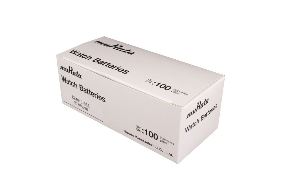 Murata (Formerly Sony)CR1616 Battery 3V Lithium CR1616 BOX OF 100 EXP 2031