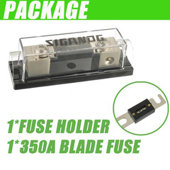 0/2/4 Gauge AWG Inline ANL Fuse Holder with 350 Amp Fuse