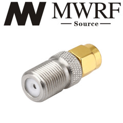 SMA Male to F Female Coax RF Connector Adapter; Fast Shipping; US Seller