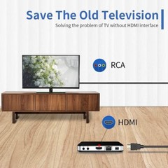 1080P HDMI Male to 3 RCA S-video AV Audio Cable Cord Adapter for TV HDTV DVD US