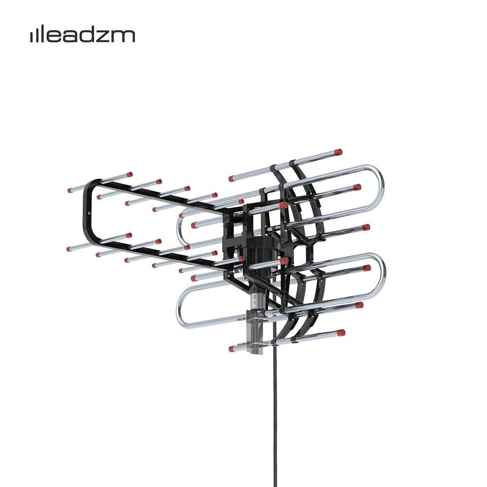 980Mile Outdoor TV Antenna Motorized Amplified V/UHF HDTV 1080P 4K Home Apartmet