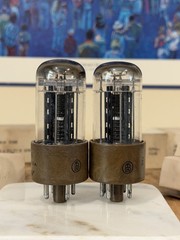 PAIR NOS NIB BENDIX RTMA 6106 / 5Y3 Triple Mica 4 Support Rods DD GETTER Tubes