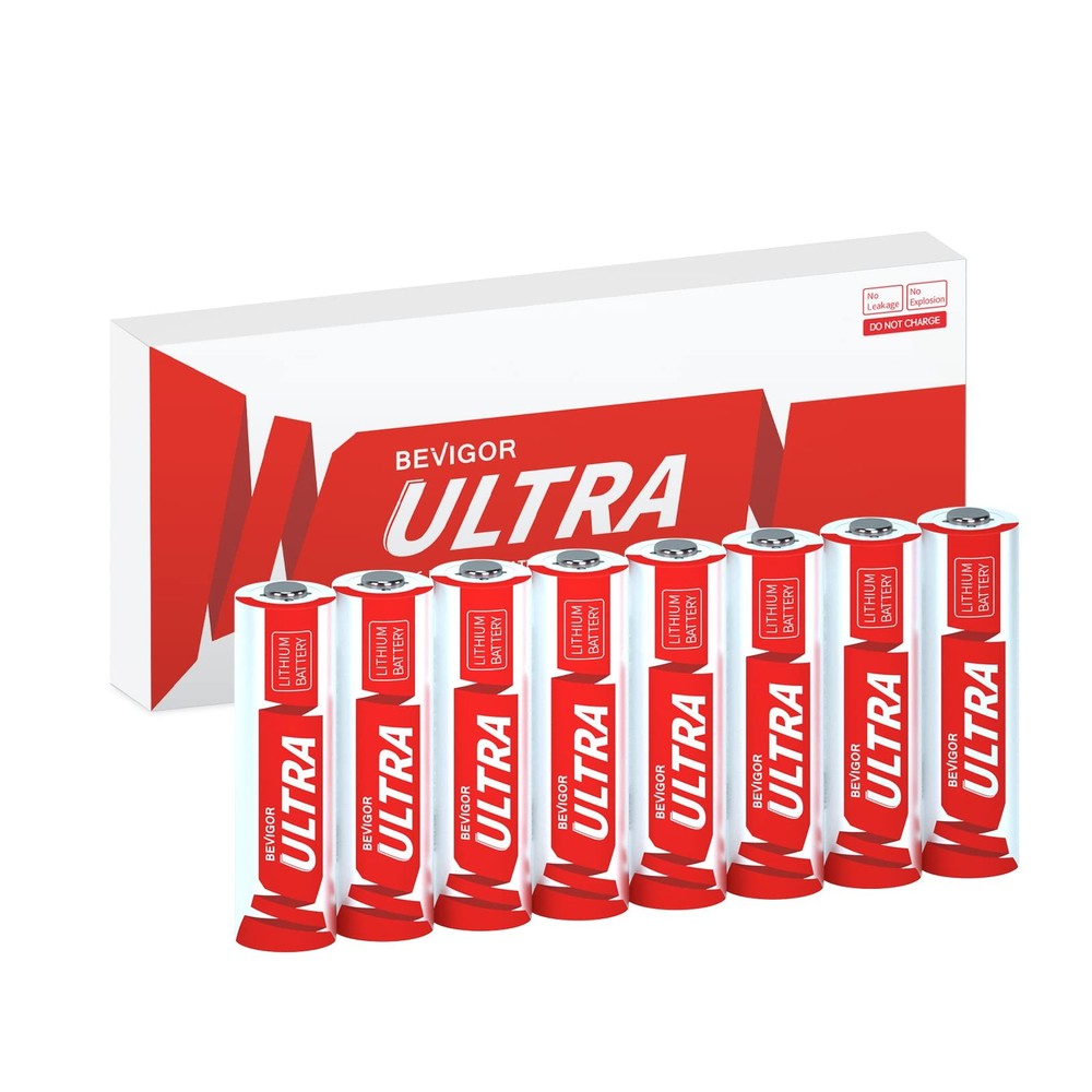Lithium Batteries AA,3500mAh AA Batteries 8Pack,1.5V AA Lithium Battery, Doub…