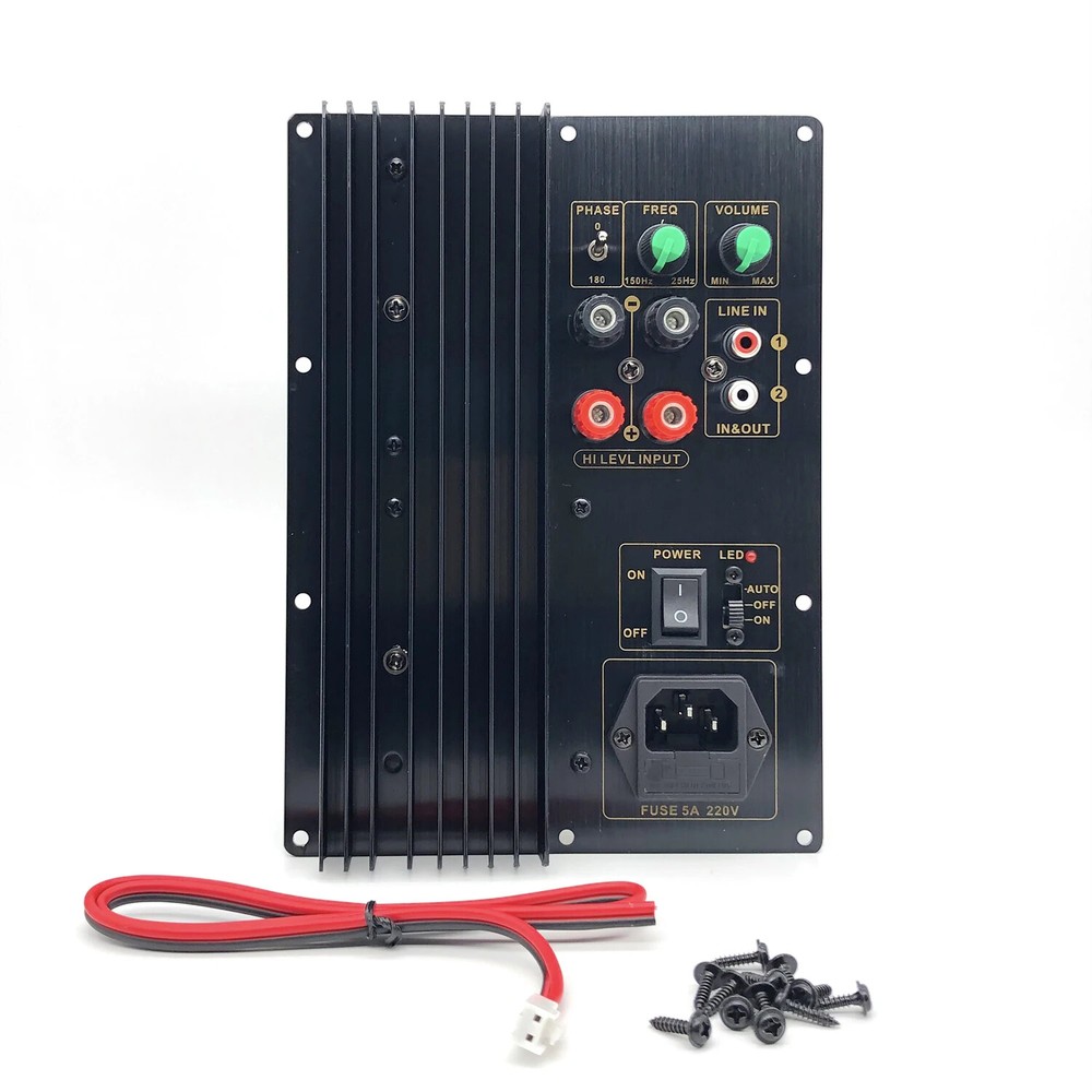 110-220V Heavy Bass Active Subwoofer Amplifier Board For 5.1 & 7.1 Home Theater