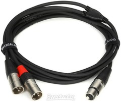 Universal Audio 5-pin to Dual 3-pin XLR Cable – 3 Meters