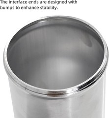 2.75″(70mm), Length 6″ (152mm) Pipe Intake Adapter, 2.75 Size: OD: 2.75 (70mm)