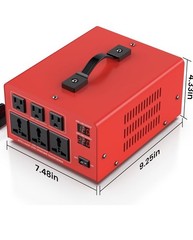 4000 Watt Voltage Converter Transformer Heavy Duty Step Up/Down Power Converter