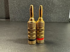 Cable Matters Banana Plugs 7 Pair Crimp and Twist Closed Screw for Speaker Wire