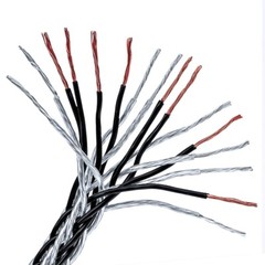 8N OCC HiFi Audio Speaker Wire Silver Plated Speaker Cable Cord & Banana Spade