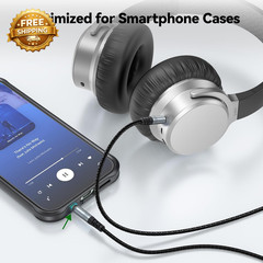 AUX Cable 10Ft, 3.5Mm Audio Cable Long Aux Cord Male to Male 10 Feet Auxiliary H