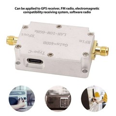 1pc Low Noise Amplifier 40DB Gain 10M To 6GHz LNA RF Power Preamplifier