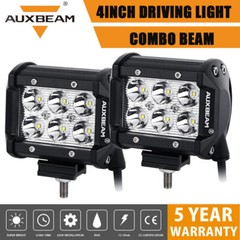AUXBEAM 4″ LED Work Light Spot Cube Pods Driving Fog Lamp Truck Offroad ATV 4WD