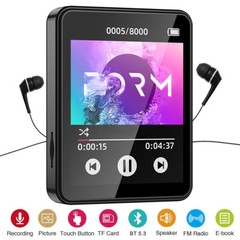 2.5 inch Full Touch Screen Bluetooth 5.3 HIFI Android MP3 Music MP4 Video Player