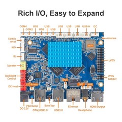 Liontron Rk3399 Hexa Six-Core 64Bit Open Source Motherboard Android Ubuntu Linux