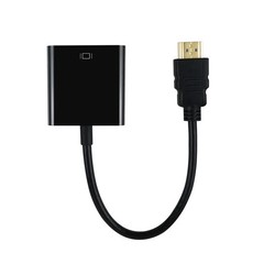 080P HDMI Male to VGA Female Video Cable Cord Converter Adapter For PC Monitor
