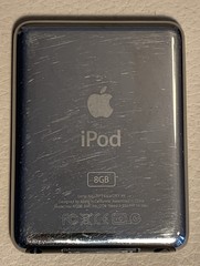 Apple iPod A1236 Nano 3rd generation MP3 Player 8GB Black Works