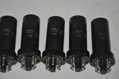 Lot of 7 Strong NOS RCA JAN CRC 12A6/VT-134 Metal Tubes – Made in USA