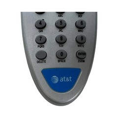 Lot of 9 – At&t Uverse RC1534801 Silver 5-10 m Wireless Handheld Remote Control