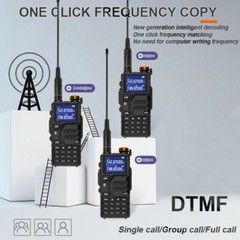 Baofeng K5PLUS 10W AM FM UHF VHF Multi Band Amateur Radio NOAA BF-K5PLUS