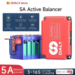 Daly BMS 3S-16S Li-ion LiFePo4 5A Active Balancer Battery Equalizer Board AEU US