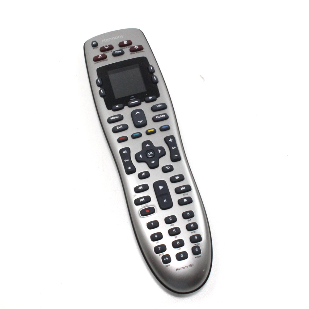 Logitech Harmony 650 Universal Remote Control TV VCR DVD AV Tested Works