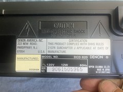 Demon CD Compact Disc Player DCD-820